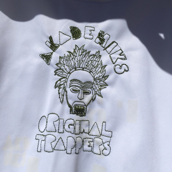 VTG Akademiks Original Trappers Urban Street Wear Zip Up Hoodie Men’s Size 2XL - Picture 10 of 10